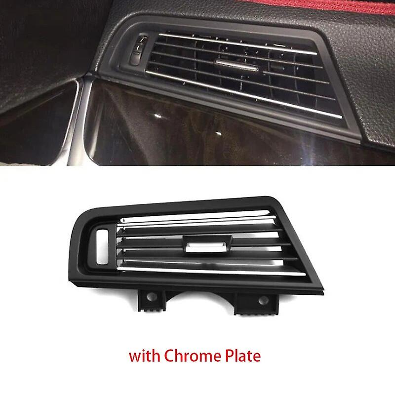 RHD Right handle Drive Front Row Wind Left Center Right Air Conditioning Vent Outlet Panel Chrome Plate For BMW 5 Series F10 F18~61334