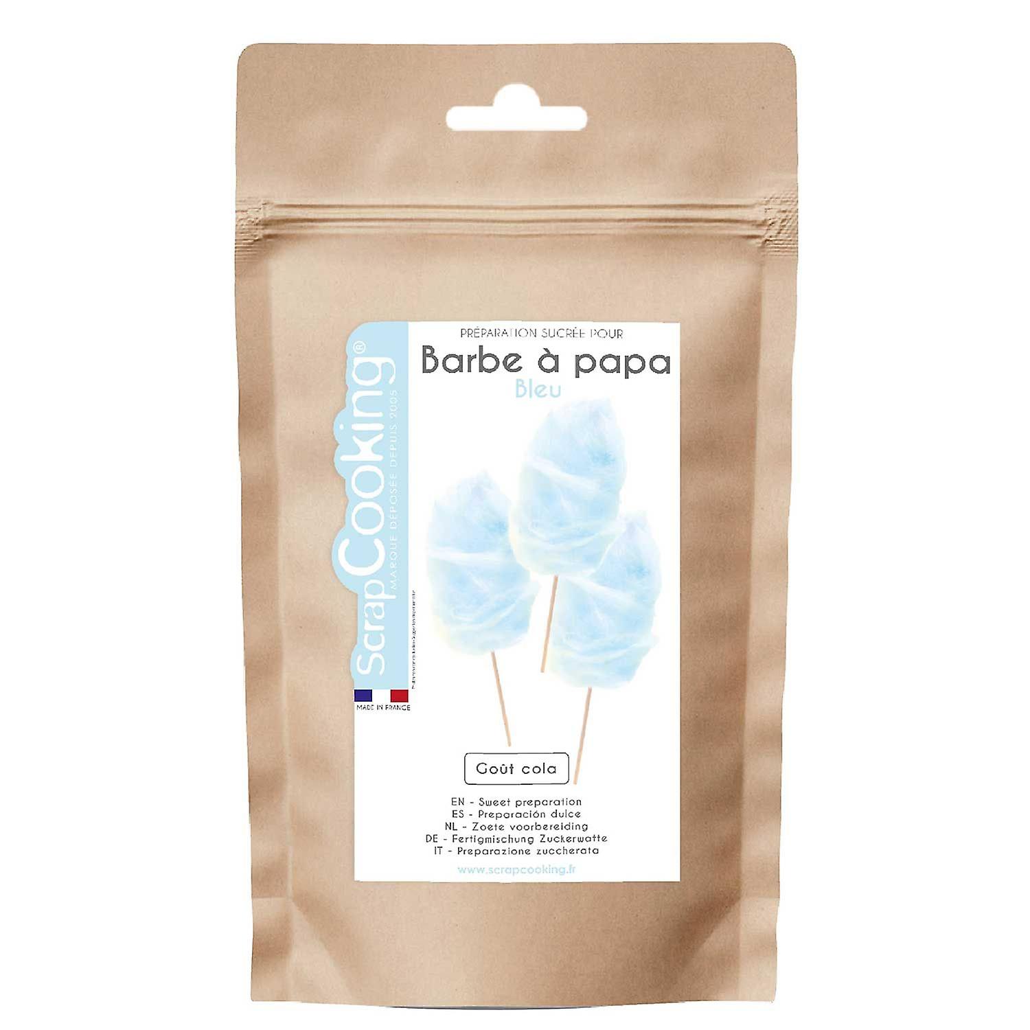 Cotton candy sweet mix 400 g - blue
