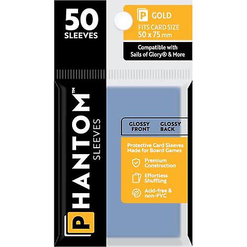 GLOSS GLOSS High Quality Gold Phantom Sleeves 50 Pieces Fir Card Size 50x75mm