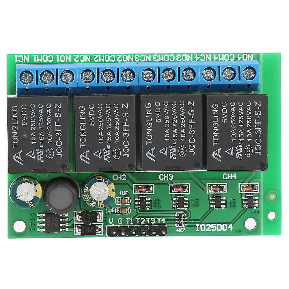 4 Channels Flip Flop Low Pulse Trigger Self locking Relay Module 6-24VDC