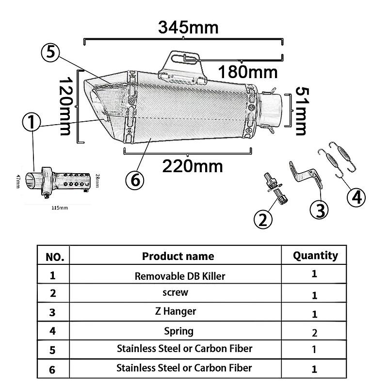 MSX125 Auspuffrohr Für Honda Grom 2013-2023 - Tiefliegender Schalldämpfer Aus Aluminium