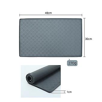 Tappetino per alimenti per animali domestici Tappetino per l'alimentazione degli animali domestici in silicone senza BPA Forniture impermeabili per animali domestici per evitare che cibo e acqua fuoriescano