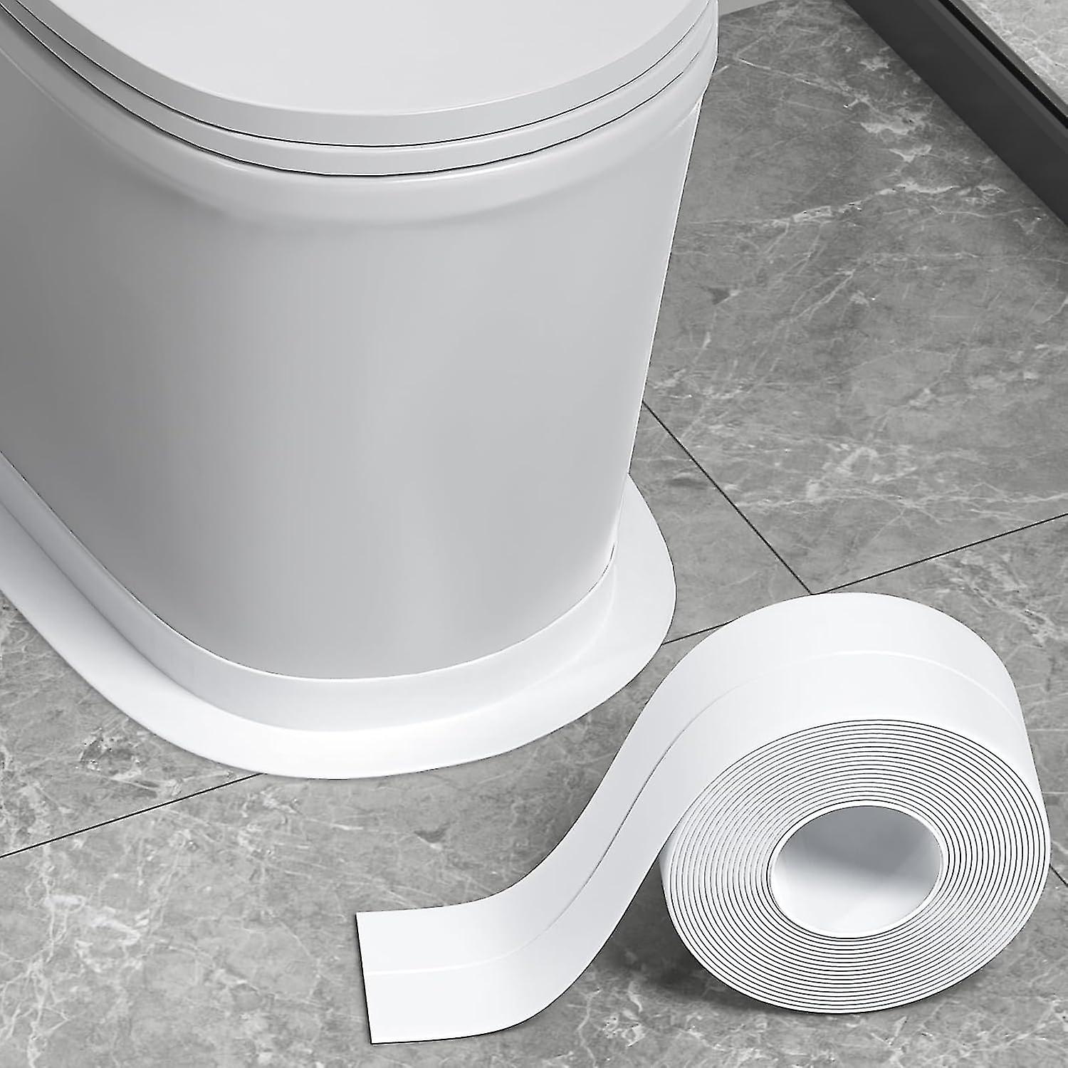 شريط مانع التسرب للحمام ، مانع تسرب الحمام ، شريط السد ، شريط ختم بسيط مقاوم للماء للحمام ، المطبخ ، حوض الاستحمام ، المرحاض ، أرضية الحائط ، مع أداة الختم