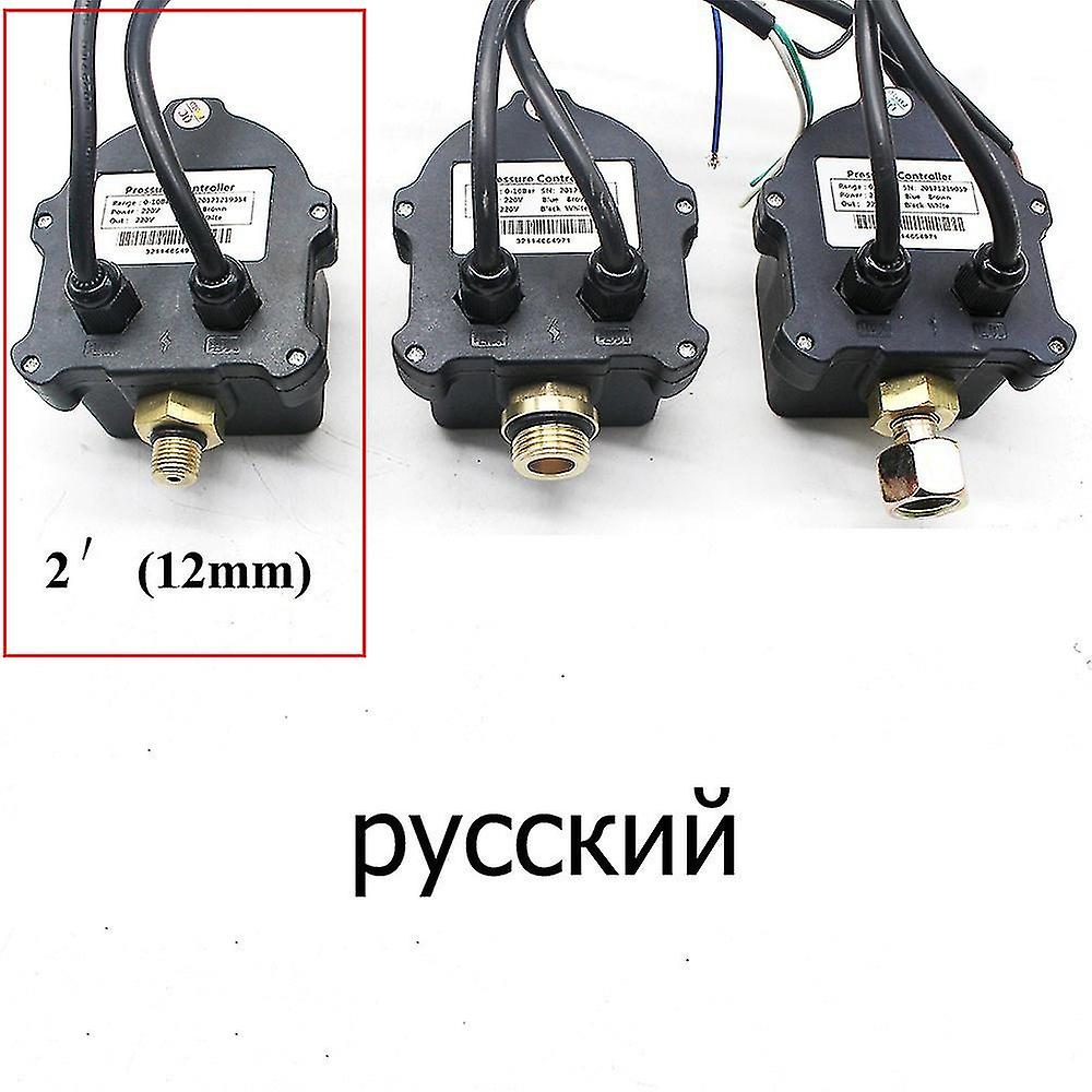 Digital Led Display Pressure Control Switch Oil Water Pump Russian Wpc-10 Eletronic Sensor With Adap