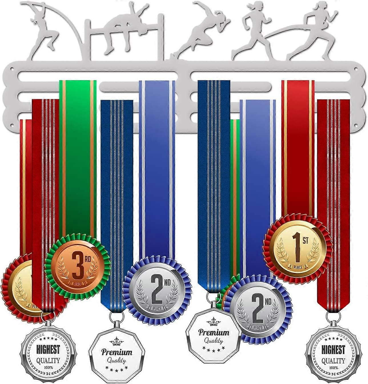 1Set Medal Hangers Women's Track and Field Medals Display Holder Rack Running Pole Vault Medal Hook