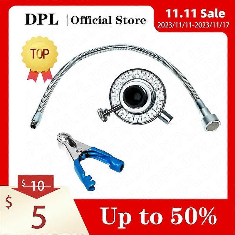 Professional Measure Tool Drive Torque Angle Gauge 360 Adjustable 1/2" Drive Torque meter Wrench Set Professional Measure Tool No.34166