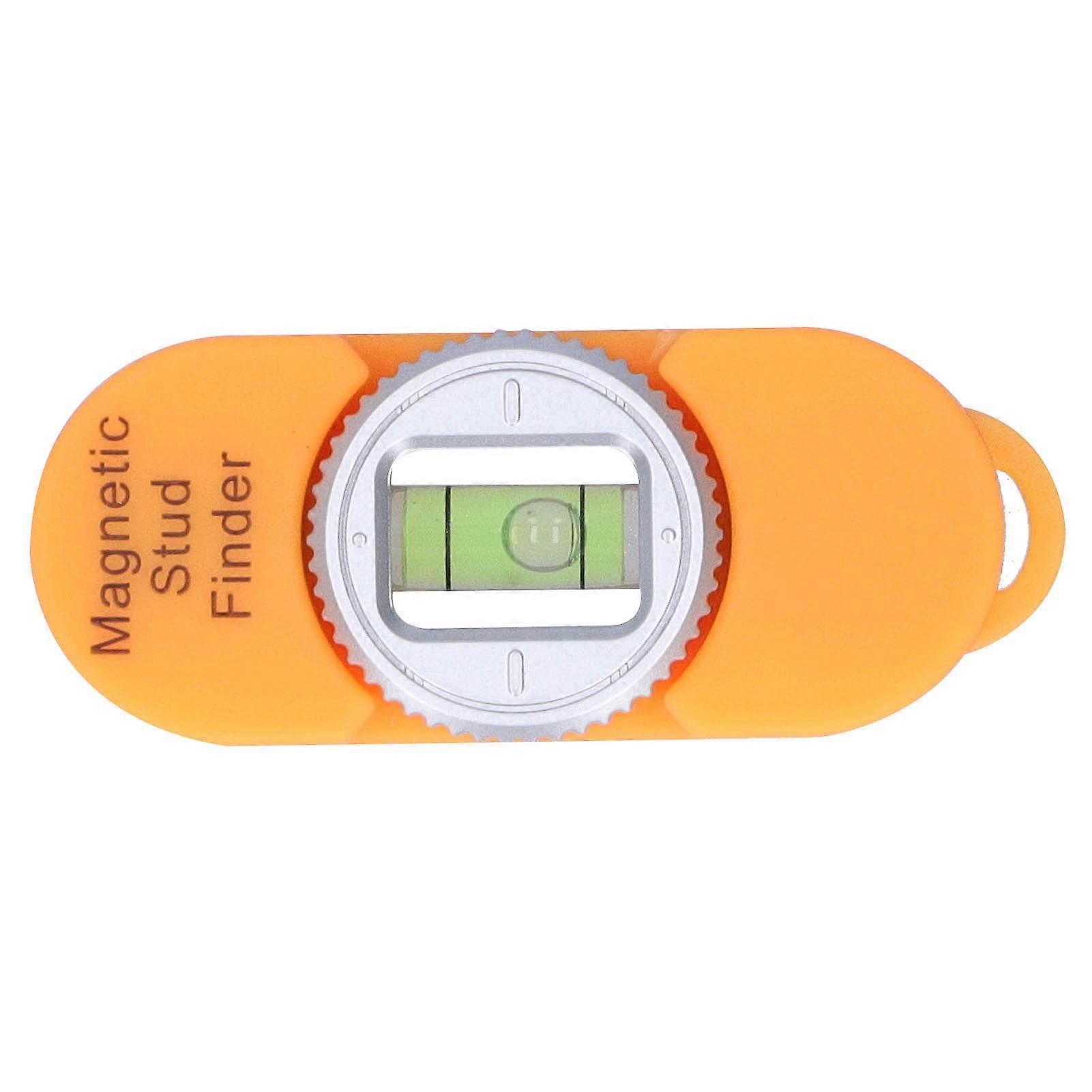 Magnetic Stud Finder Portable Metal Detector with Level Gauge for Steel Nails ScrewsOrange NO.2249