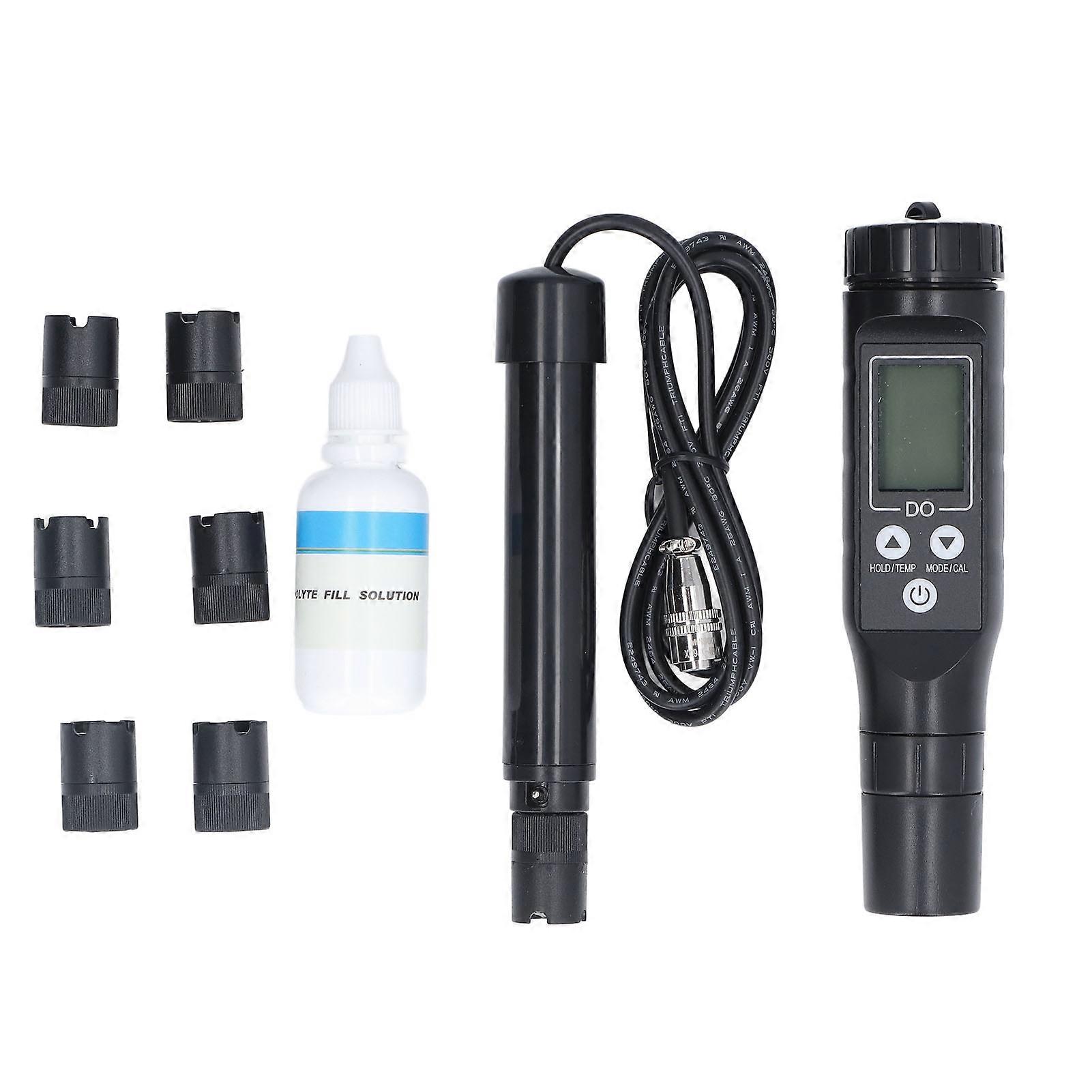 Digital Dissolved Oxygen Meter Data Synchronization 0.0 to 30.0mg/L Highly Sensitive Probe Dissolved Oxygen Test Kit NO.6876