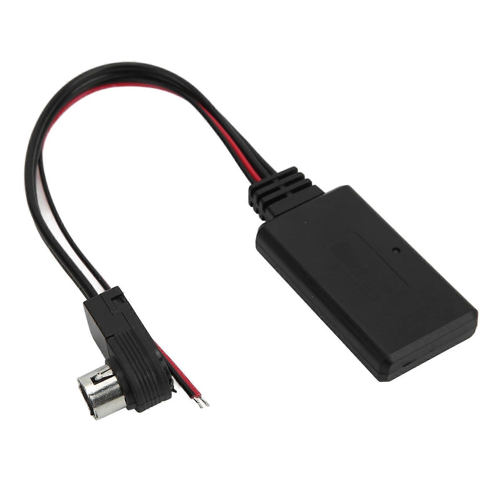 Car Bluetooth5.0 AUX IN Module Wireless ABS Black Heatproof Antiaging Cable for Pioneer CD IP BUS E2U411