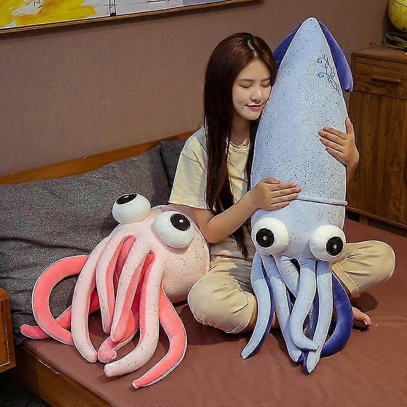 Cute Marea Squid Jucării de pluș umplute Soft Pillow Dolls Kids Lovers Ziua de naștere cadou de Crăciun