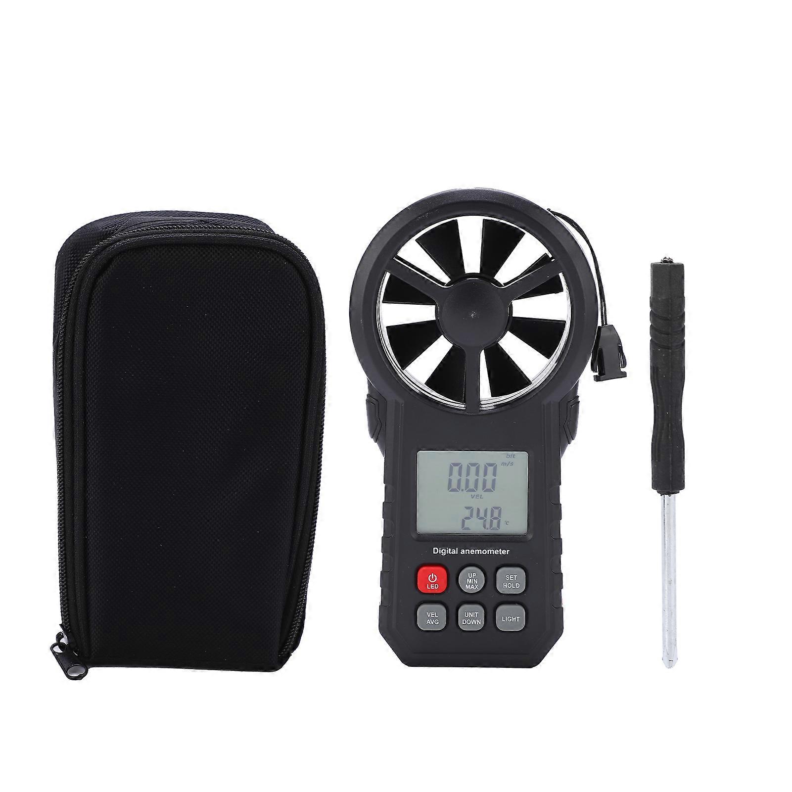 MS6252A Anemometer Portable Wind Speed Gauge Tester Meter with Wind Flow Measurement