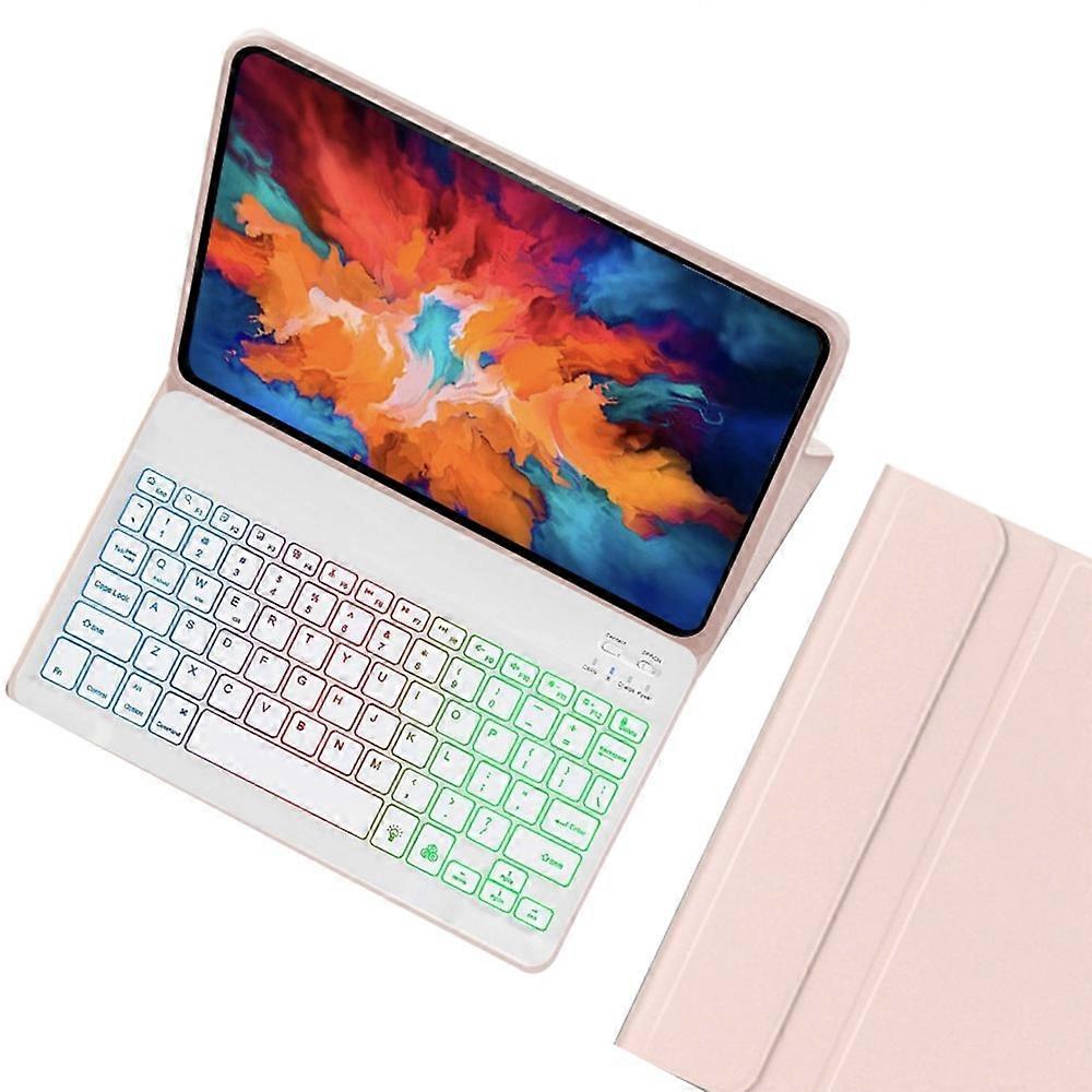 Για Lenovo Tab P11 TB-J606F / L 2 σε 1 Bluetooth πληκτρολόγιο Tablet δερμάτινη βάση θήκη με οπίσθιο φωτισμό -