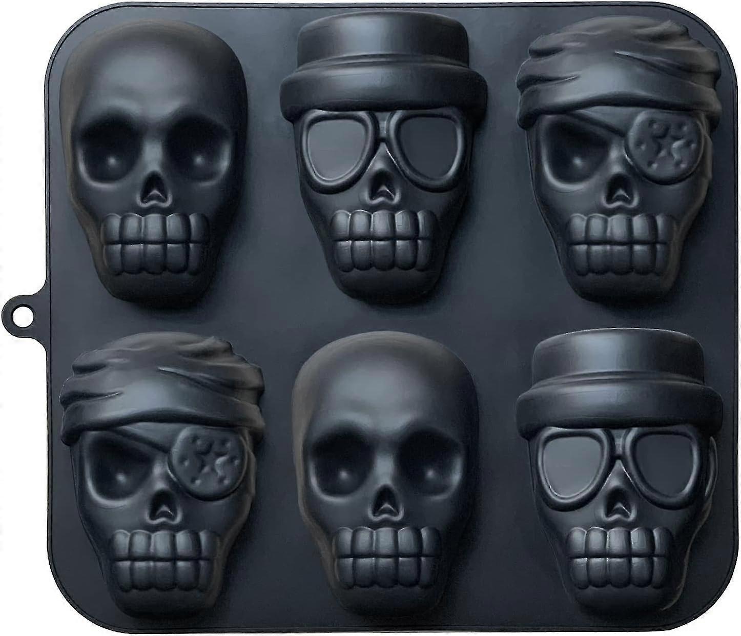 Silicone Skull Cake Mold Pirate Baking Pan
