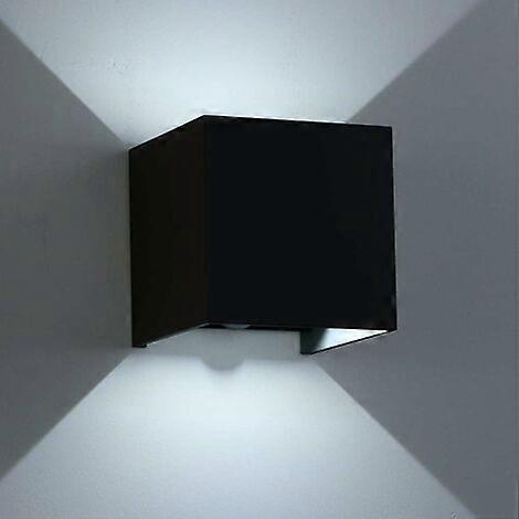 Wall light - Black 7W induction waterproof -7W