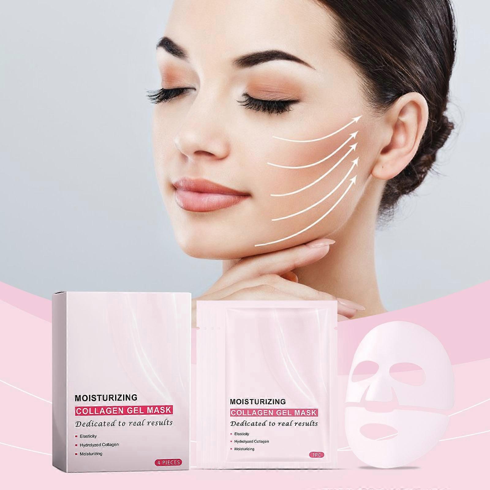 Collagens Moisturizing Mask Crystal Split Mask Jelly Color Dissolvable Mask 25ml 4PC FLYE3859