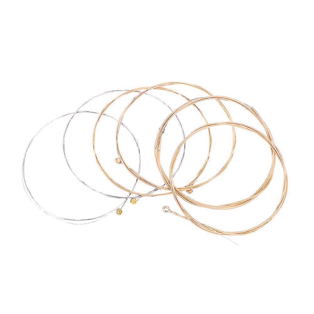 6 PCS High Quality Phosphor Bronze Acoustic Guitar Strings Replacement Accessory