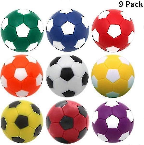 9pcs Bolas de Mesa de Peboinha 1.42 Polegadas Mesa Bolas de Futebol Para Pebolim Tabletop Gam