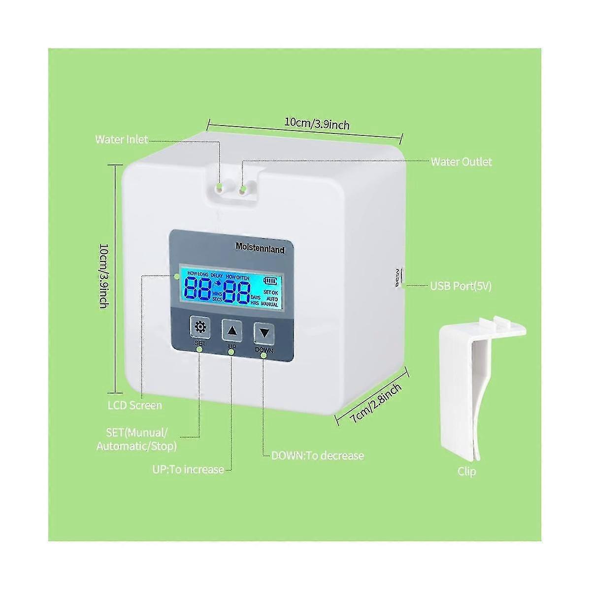 Automatic Irrigation System, Diy Automatic Irrigation Kit Watering System With Timer, Usb Power Ope