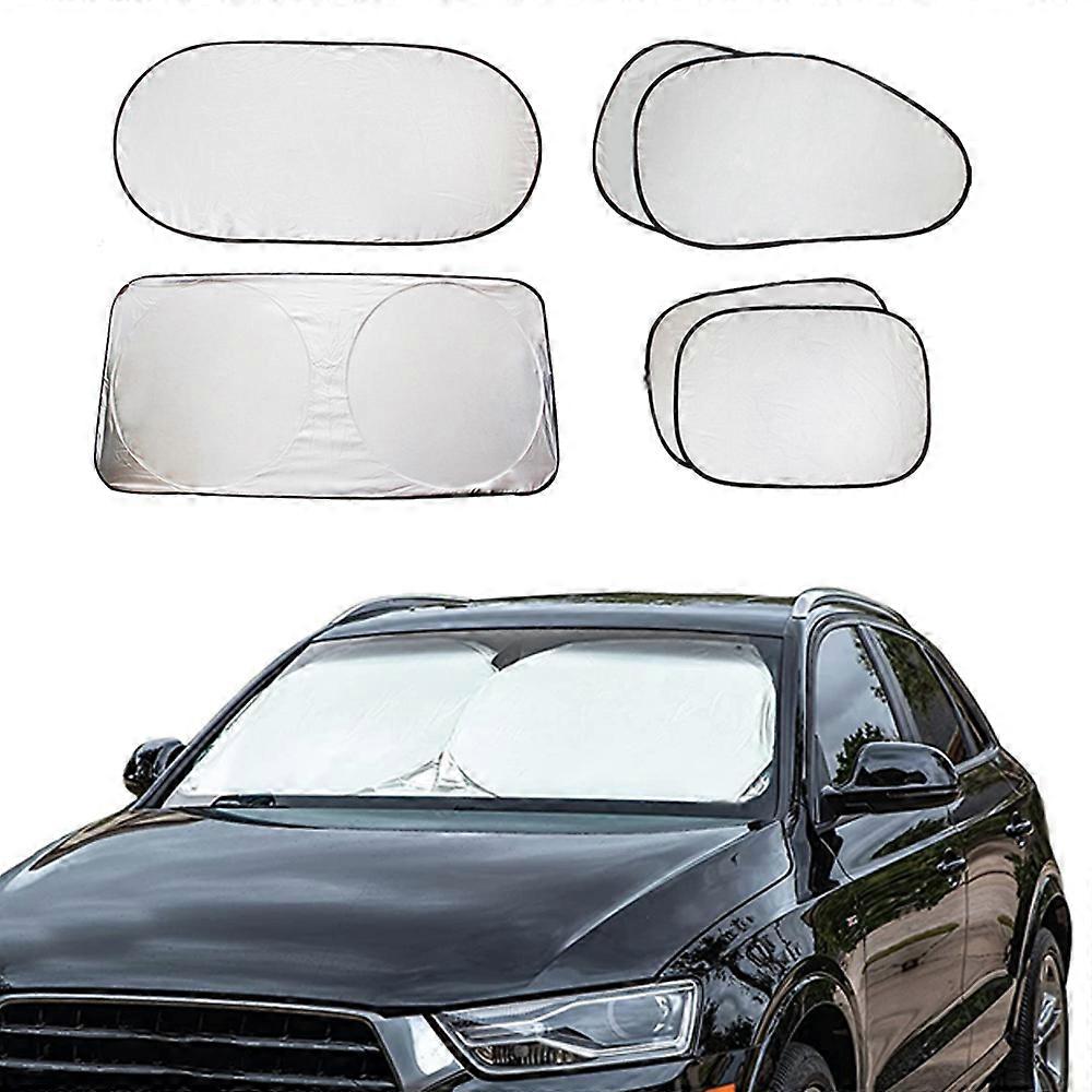 6-piece folding windshield car visor, rear windshield visor, used to block ultraviolet rays and protect children and pets