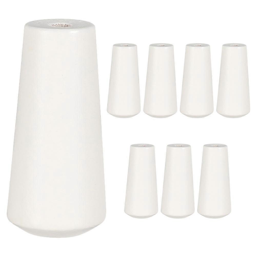 8pcs Wood Pull Ends Window Blinds Cord Knobs Pull End Hanging Pull Cord Ends