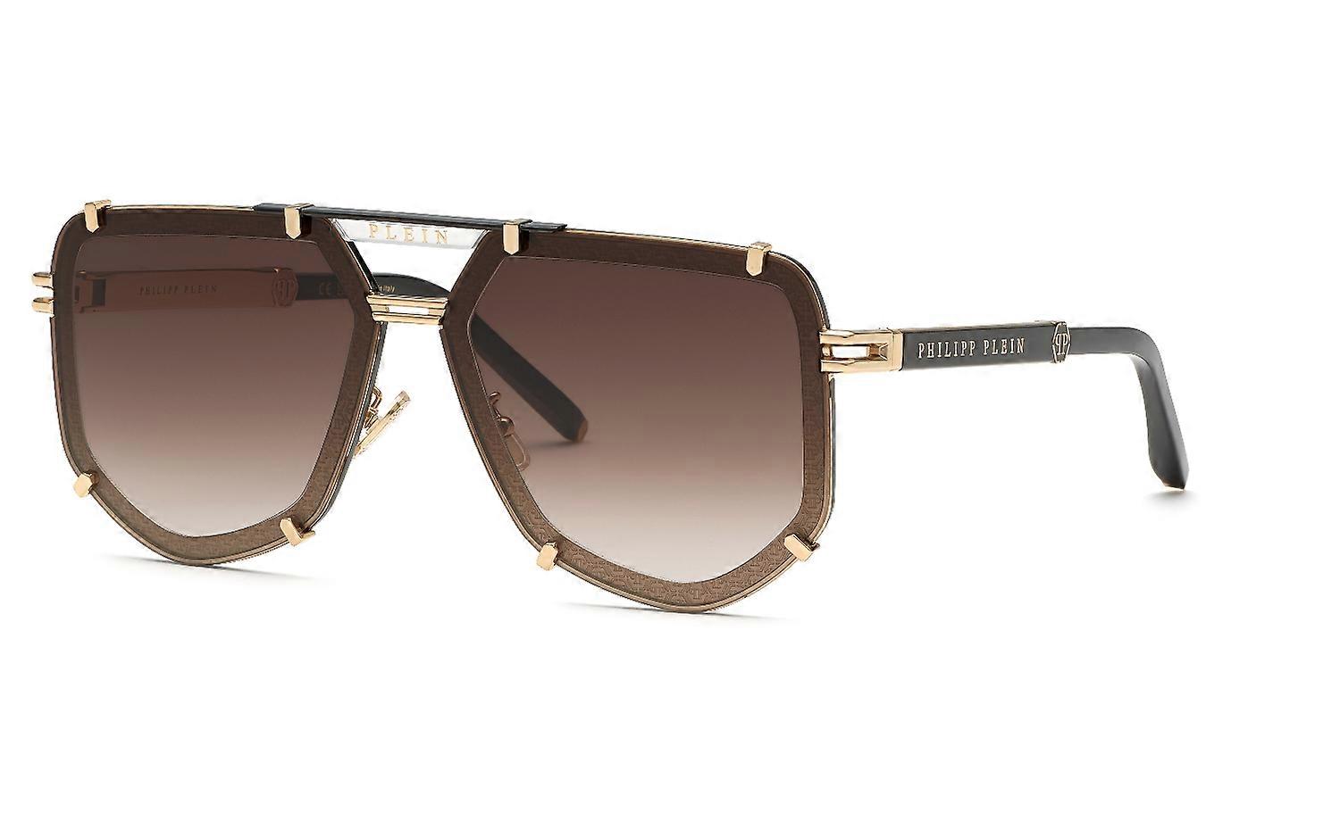 Sunglasses Philipp Plein SPP132 0301 ORO ROSE' LUC.C/PARTI Black LUC 66/10/145 MAN