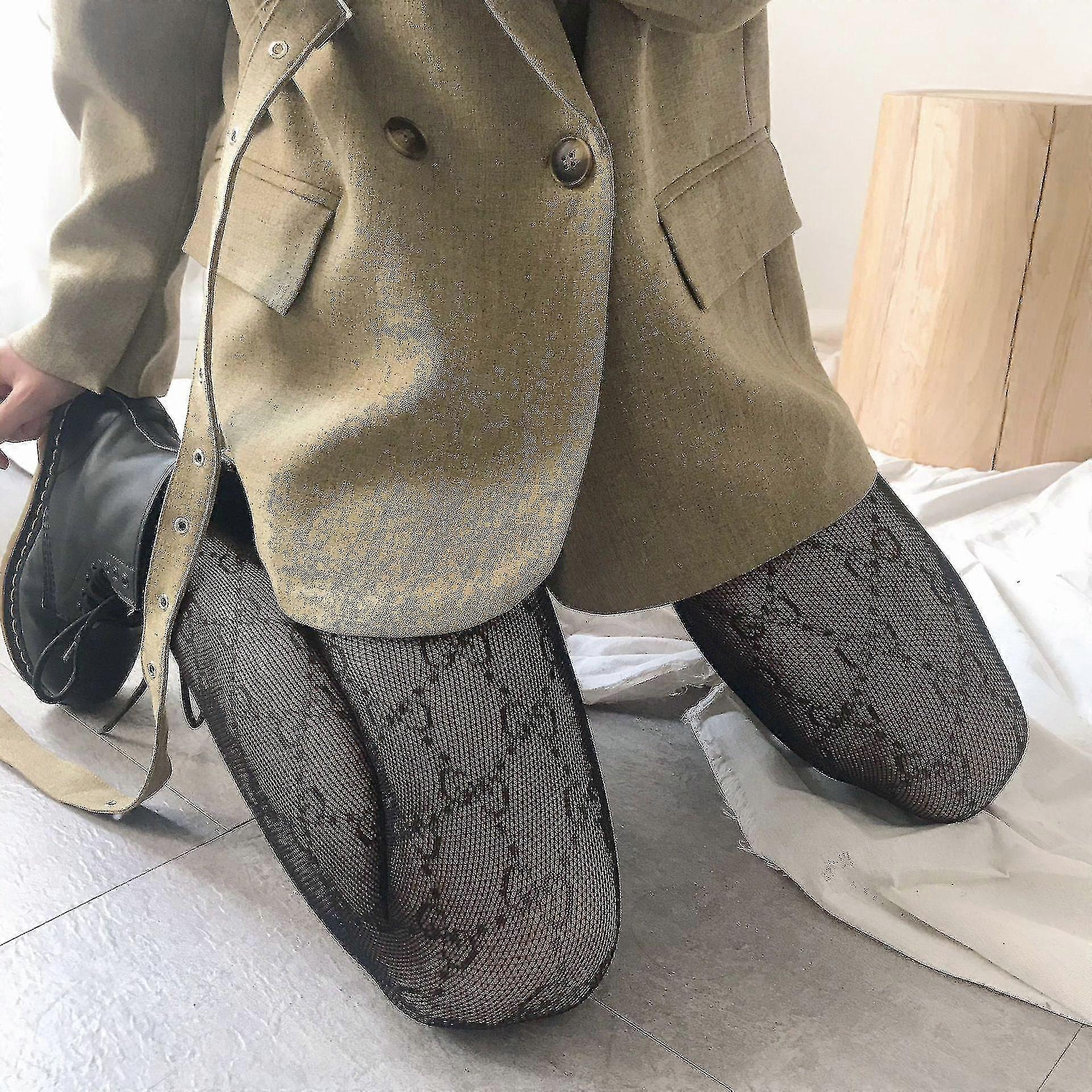 Doppelbuchstabe Cc Transparente Slim Strumpfhose Netzstrümpfe Sexy Strümpfe Strumpfhose Party Club