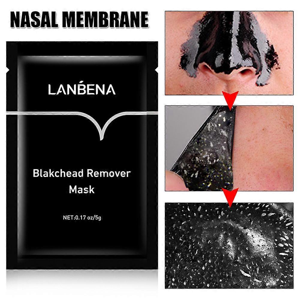 Bamboo Charcoal Black Head Nasal Membrane Tearing Mask to Remove Acne Blackhead Remover Mask