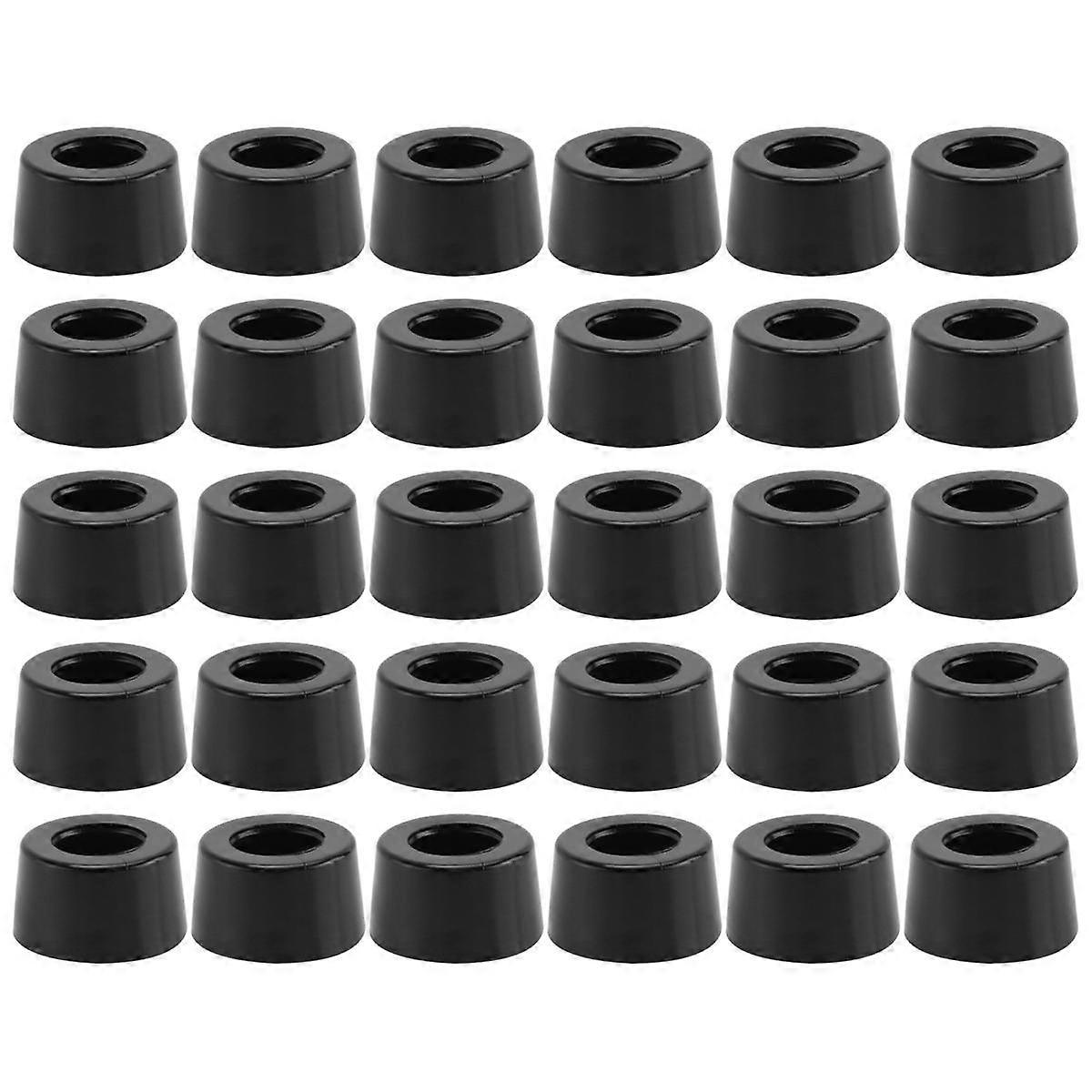 Black 13 mm x 7 mm 30 PCS