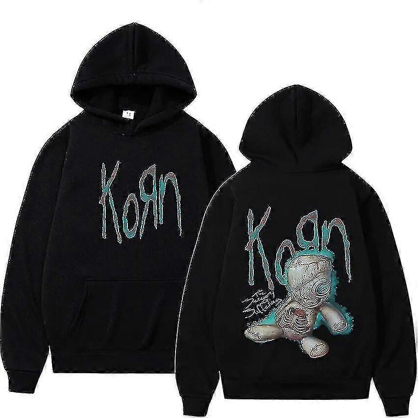 Korn Issues Music Hoodie Men's Vinta Metal Sweatshirt Men Oversized Pulr Hooded Gothic Wear