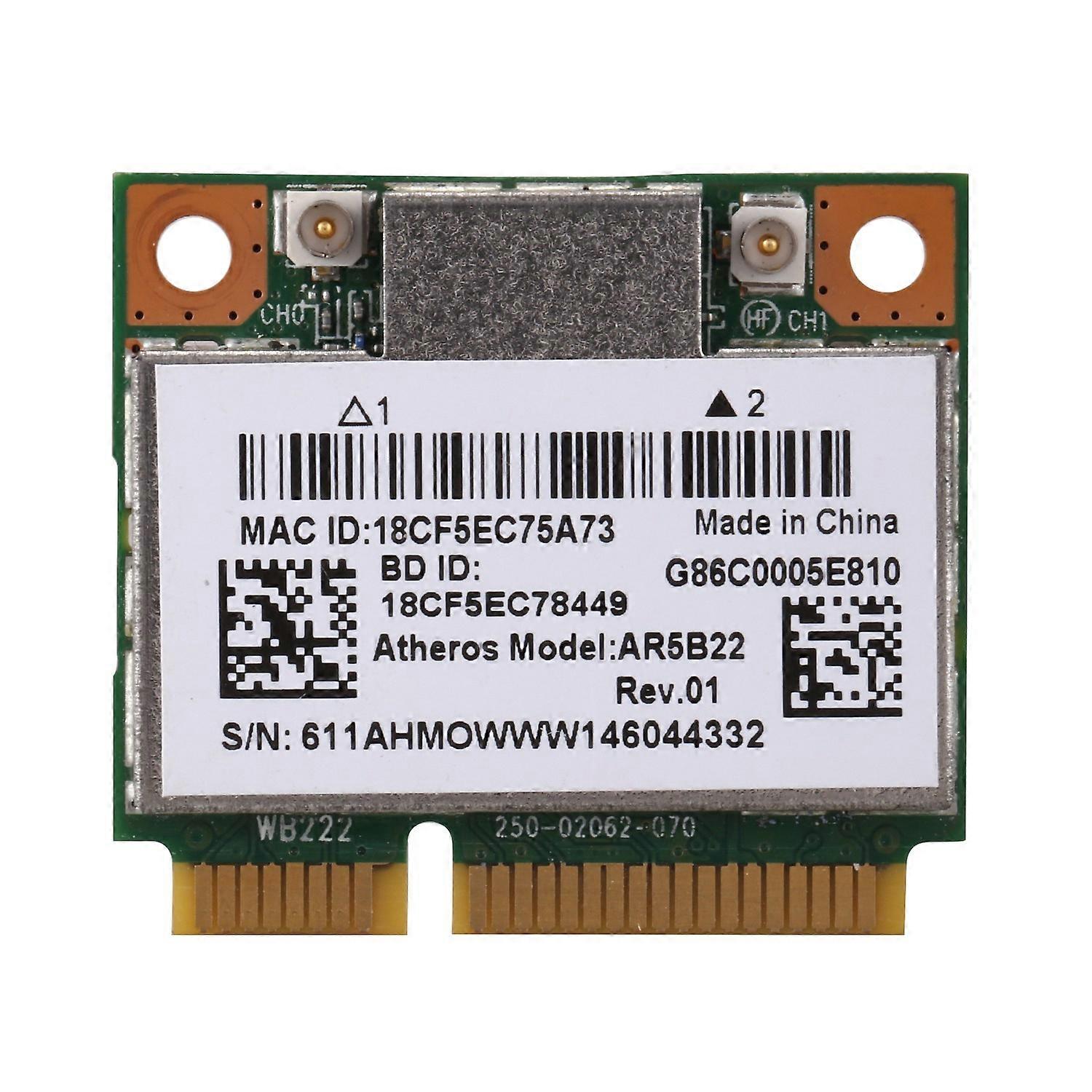 AR5B22 2.4 / 5GHz Dual Band Wifi Card 802.11ac Bluetooth 4.0 Scheda WLAN wireless per Lenovo Y400 Y500 Y410P S215 U330 U430