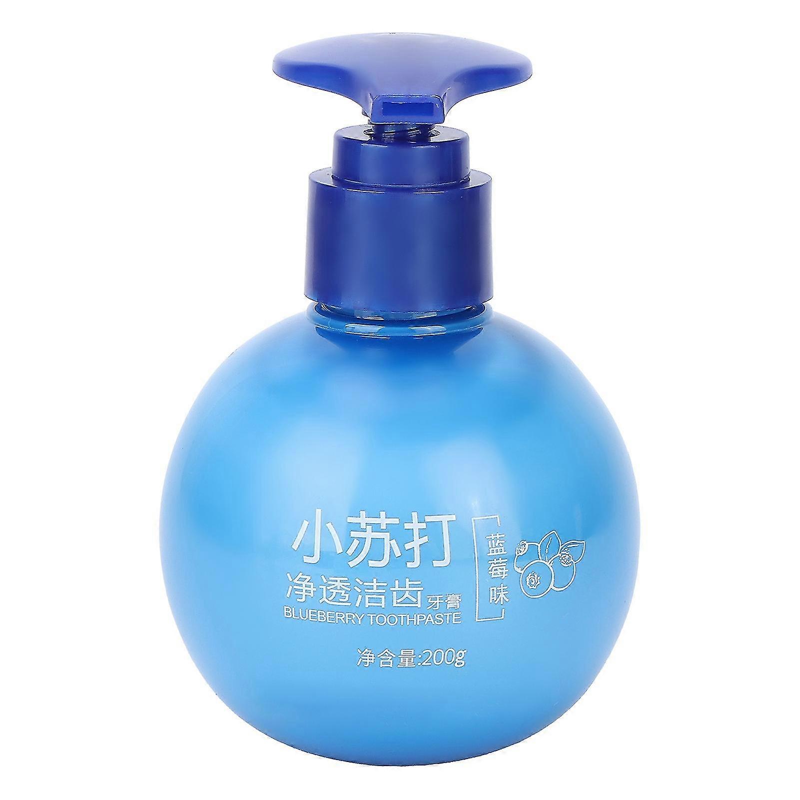 Baking Soda Toothpaste Stain Removal Teeth Cleaning Brightening Pump Toothpaste 200mlcleaning Teeth