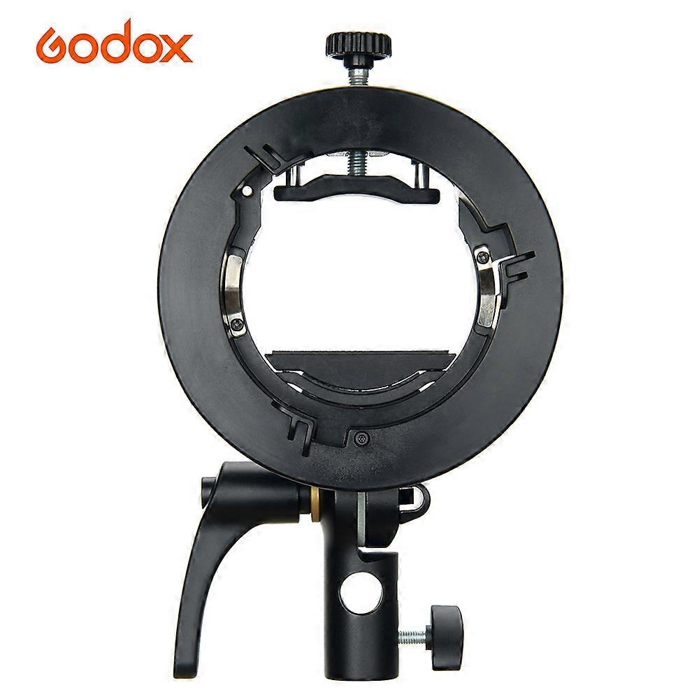 Godox S2 Portable Flash S-type Holder Speedlite Bracket with Bowens Mount for Godox V1 Serie V860II Series TT350 Series AD400Pro