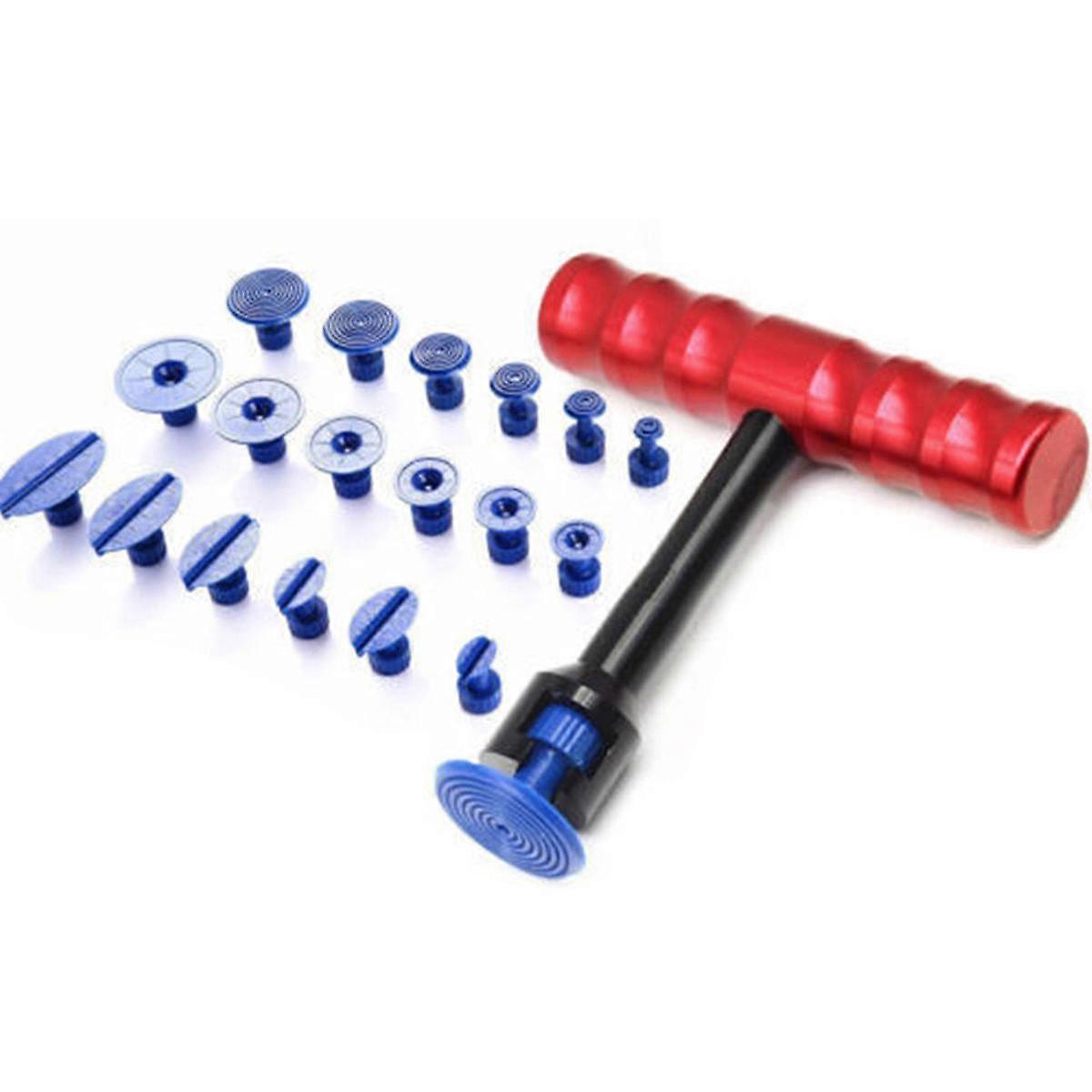 LE Car Dent Repair Tool Puller With Pulling Tabs T Shaped Body Surface Pit Remover Suction Cup Slide Tools