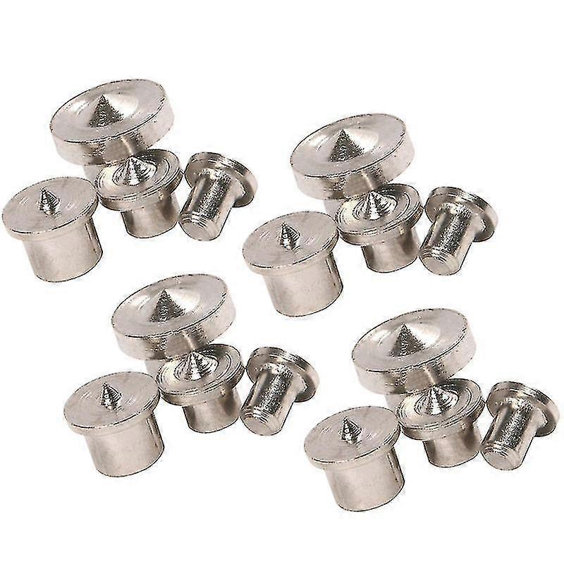 1.2X1.2cm silver rebar locators 16pcs 6/8/10/12mm dowel pin center point set dowel tenon center poin