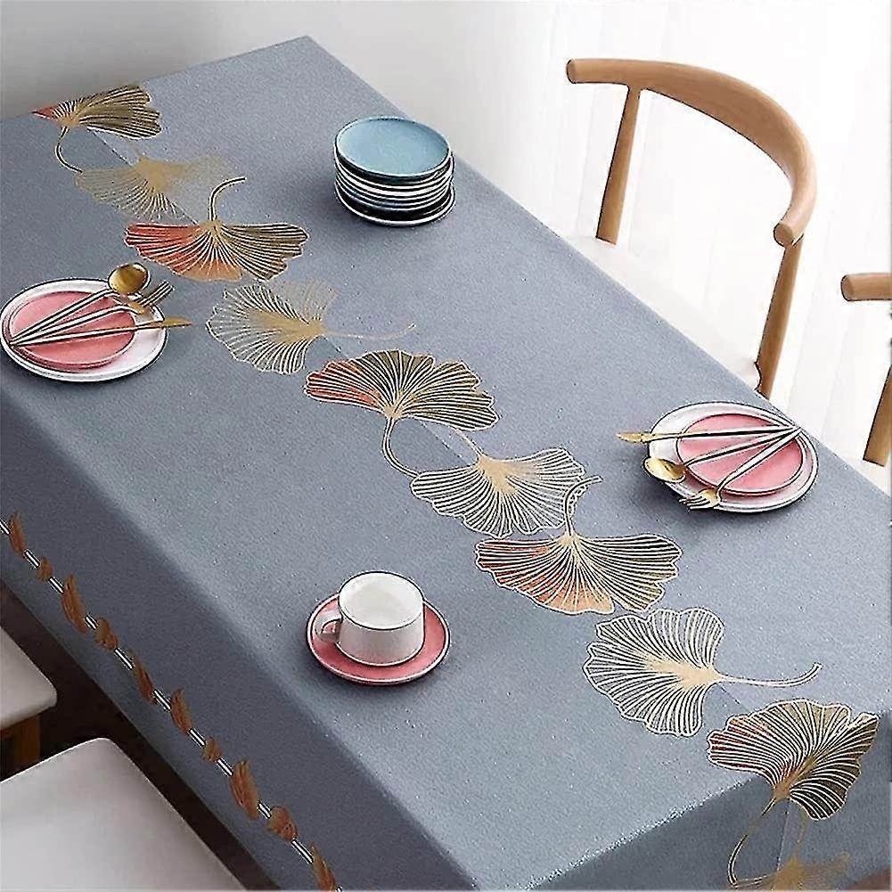 Rectangular Stain-proof Tablecloth Rectangular Pvc Oilcloth Tablecloth Retro