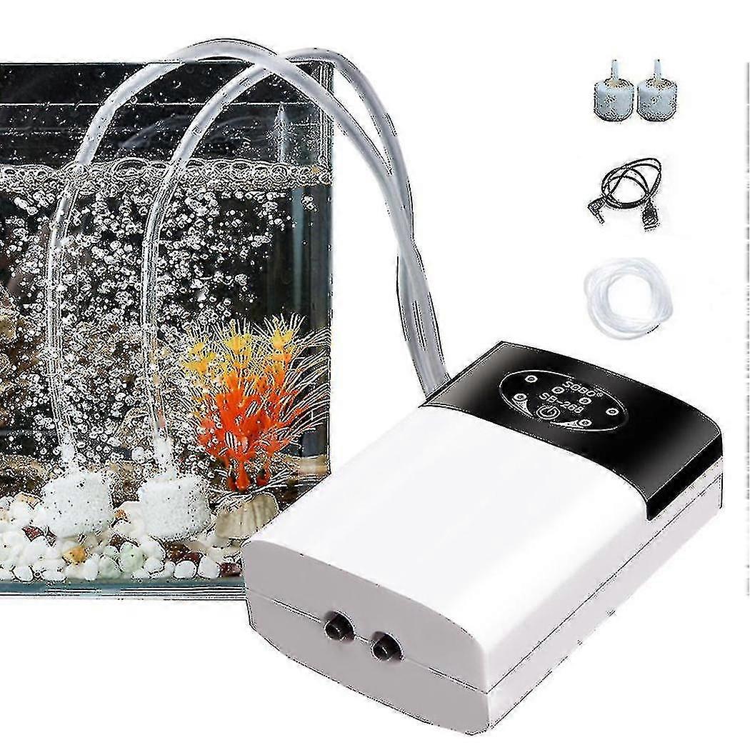 Oxygen Pump Dual-purpose Oxygen Pump Practical Usb Charging Portable Ultra Silent Air Compressor Linglai