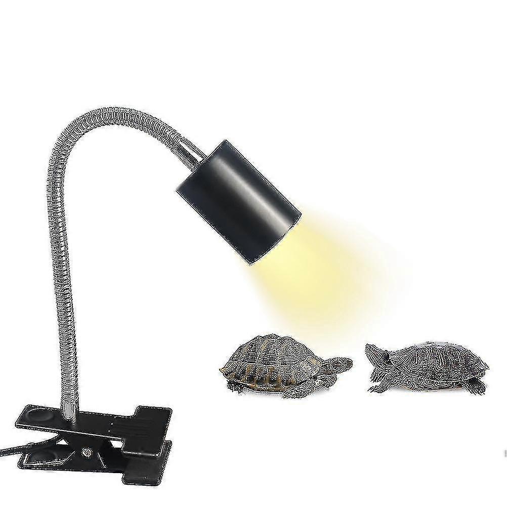 Turtle Heating Lamp, 25w + 50w Reptile Heating Lamp Uva And Uvb Amphibian Lamp For Terrestrial Turtle / Reptile / Lizards / Snakes And