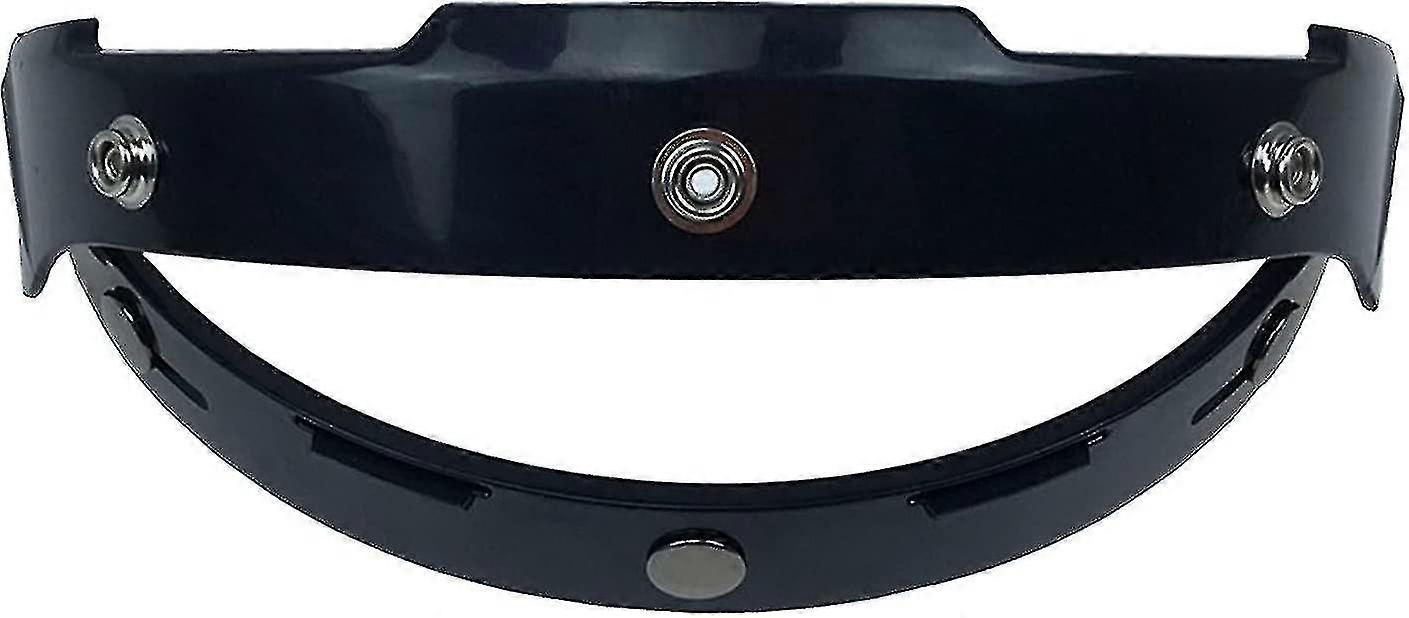3 Snaps Bubble Protective Base Motorcykelhjälm Visir Flip Up Vindskydd Linshållare Open Face Helmetblack