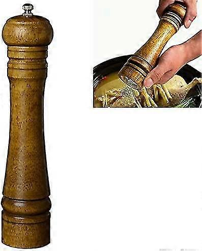 Kitchen Tools & Gadgets 8 Inch Length Classical Wooden Pepper Spice Salt Mill Grinder Muller. Multi-function Kitchen Gadget(1pc)