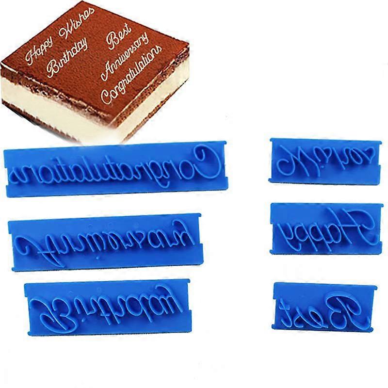 Handwritten Phrase Letter Modeling Cake Mold