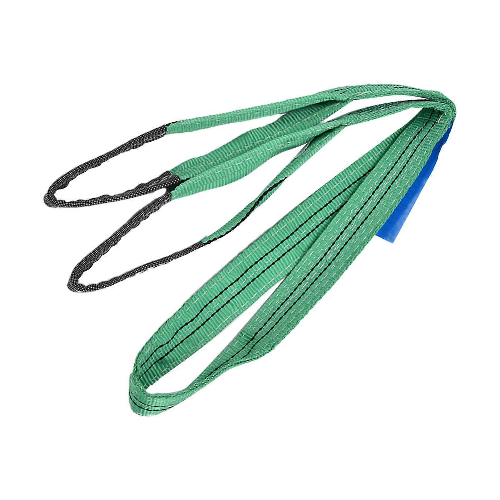 Lifting Slings Straps Heavy Duty 2T Load Capacity High Strength Polyester Colorful Flat Webbing(6meter19.68ft )
