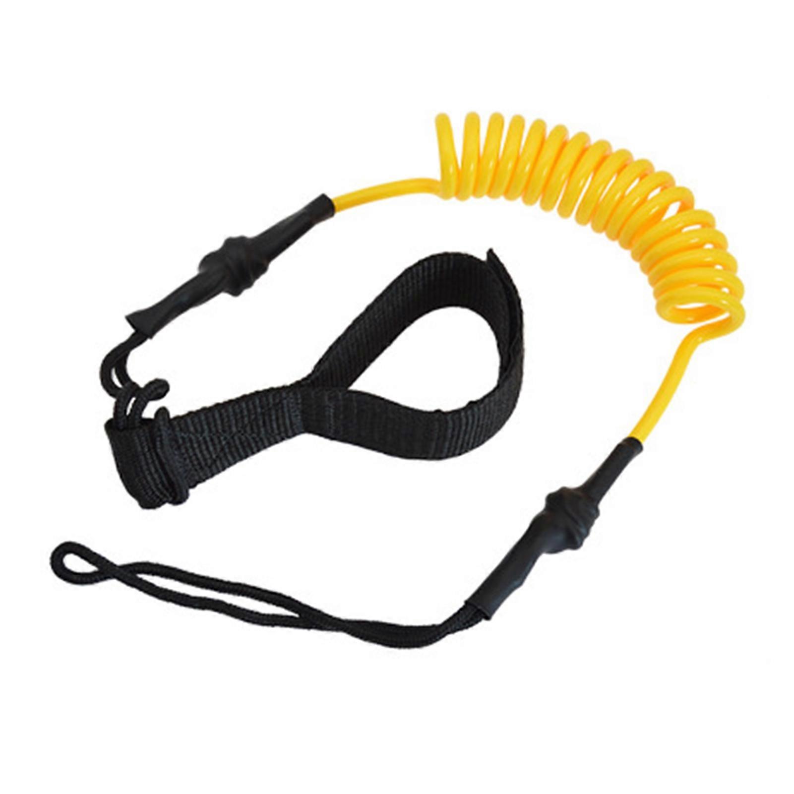 Kaesi High Elasticity Kayak Leash Fastener Tape Colorful Surfing Leash Rope Boats Rowing Safety Accessories for Outdoor