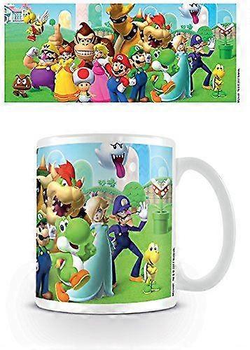 Super Mario Mushroom Kingdom Ceramic Coffee/Tea Mug Multi-Colour
