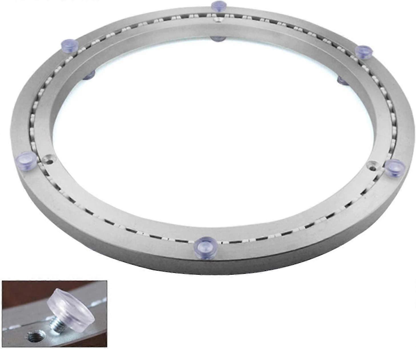 Metal döner tabla yatağı, yuvarlak döner taban, 360 dönebilir, tek sıralı bilyalı rulmanlar 45cm