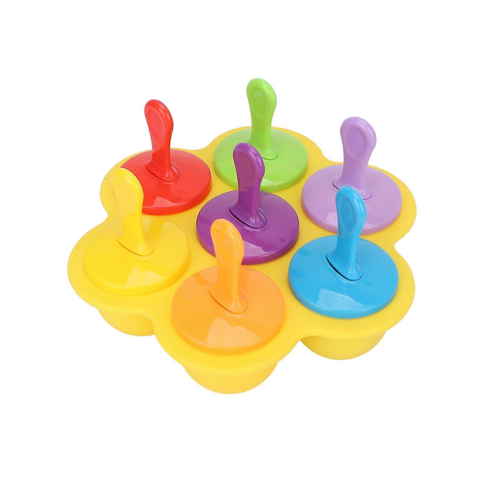 Reusable Silicone Ice Tray Fine Lines Removal Facial Beauty Ice Roller Skin Care ToolsYellow