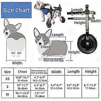 Adjustable Dog Wheelchair Large Dog Pet Wheelchair For Back Legs