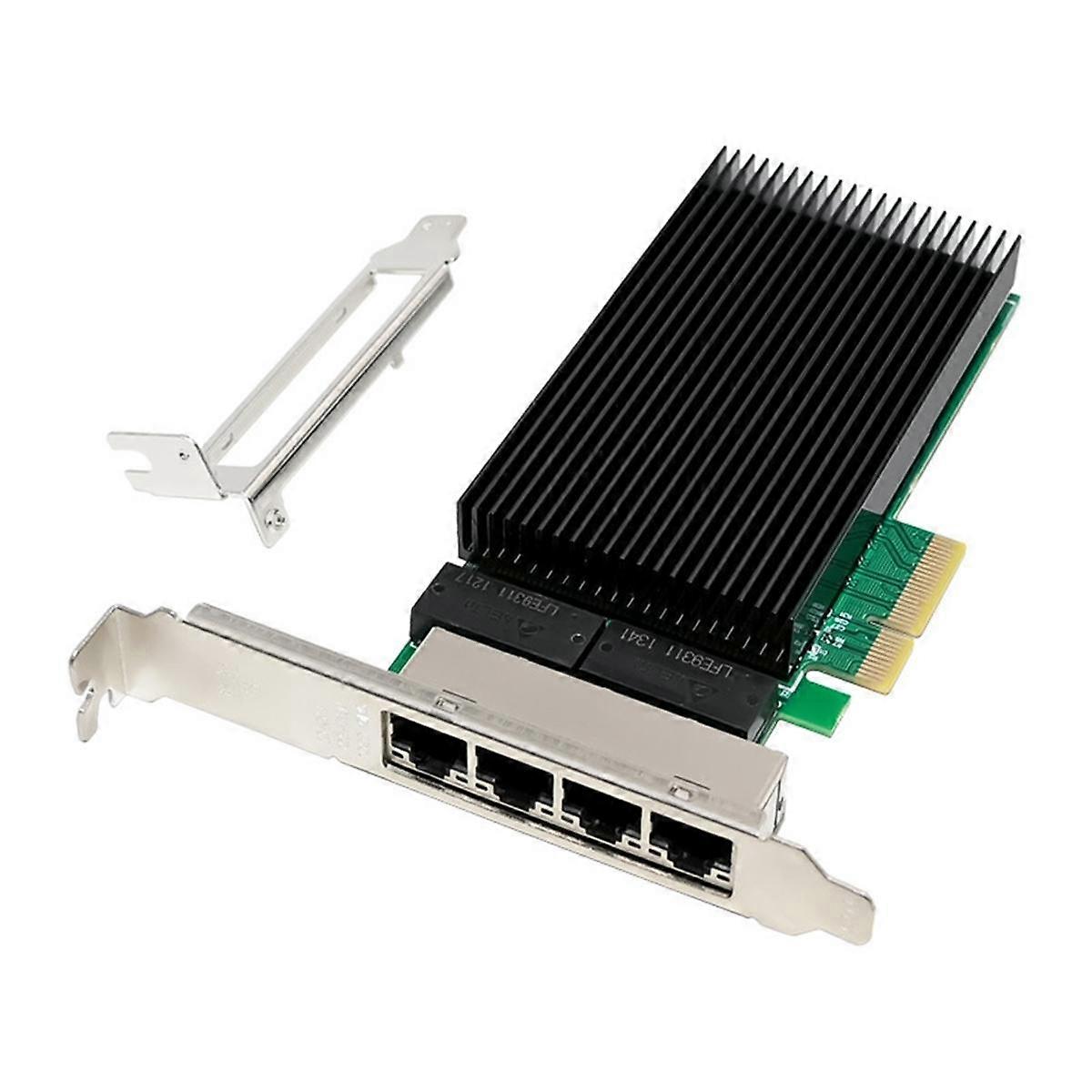 2.5G Gigabit Network Card 4 Port RJ45 for I226 Chip PCI-E X4 Server Gigabit Ethernet NIC I226-T4 fo