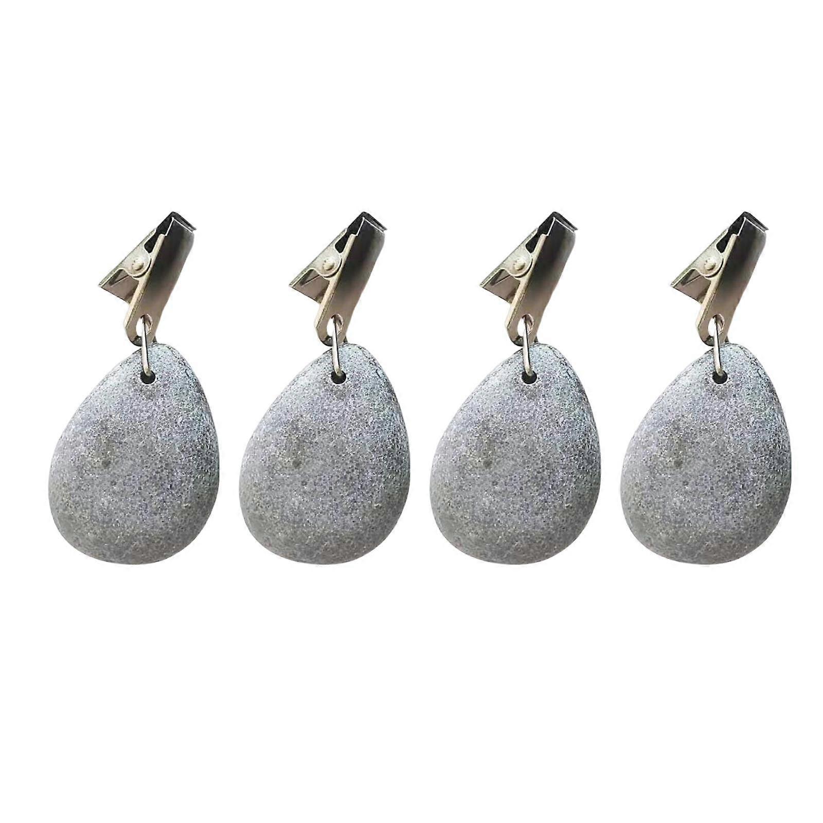 Heavy Table Cloth Weights Small Weights Stone Pendant for Picnic Wedding 4Pcs
