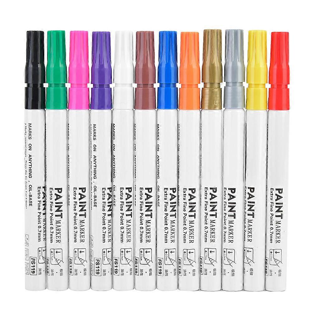 Popular Needle Tube Small Paint Pen White Graffiti Marker Complementary Color 0.7 mm