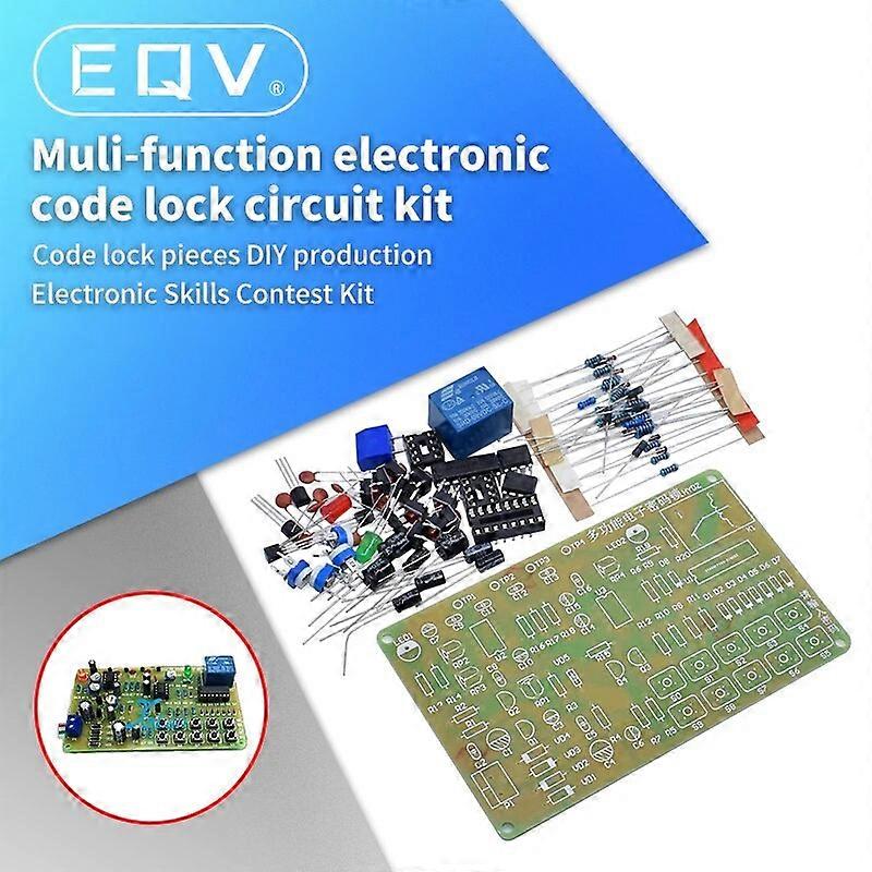 Multi-function electronic code lock circuit kit DIY electronic skills competition electronic principle student training learning